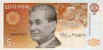 Estnische Banknote 
